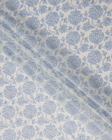 Powder Blue Cotton Voile Fabric 110cm | Regal Fabrics