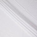 Pearl White Embroidered Cotton Voile Fabric 110cm