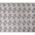 Grey Leaf Premium Cotton Voile Fabric 110cm