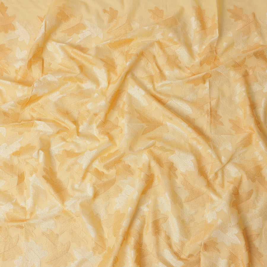 Amber Gold Cotton Voile Fabric 110cm | Regal Fabrics