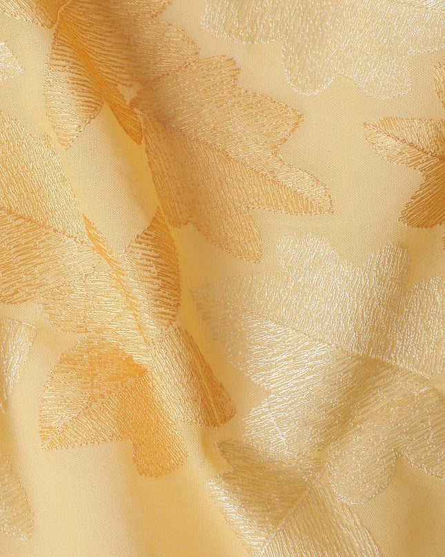 Amber Gold Cotton Voile Fabric 110cm | Regal Fabrics