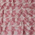 Pink Leaf Premium Cotton Voile Fabric 110cm