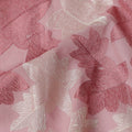 Pink Leaf Premium Cotton Voile Fabric 110cm