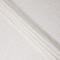 Ivory White Embroidered Cotton Voile Fabric 110cm