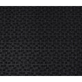 Jet Black Embroidered Cotton Voile Fabric 110cm