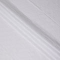 Chalk White Embroidered Cotton Voile Fabric 110cm