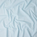 Powder Blue Embroidered Cotton Voile Fabric 110cm