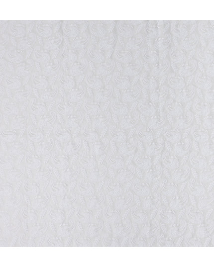 Ivory White Cotton Voile Fabric 110cm | Regal Fabrics