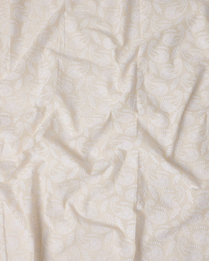 Sand Beige Cotton Voile Fabric 110cm | Regal Fabrics