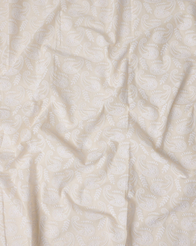 Sand Beige Cotton Voile Fabric 110cm | Regal Fabrics