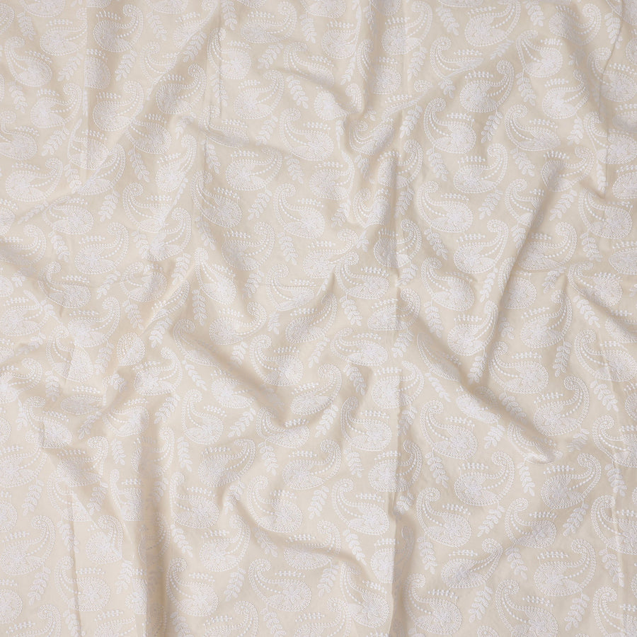 Sand Beige Cotton Voile Fabric 110cm | Regal Fabrics