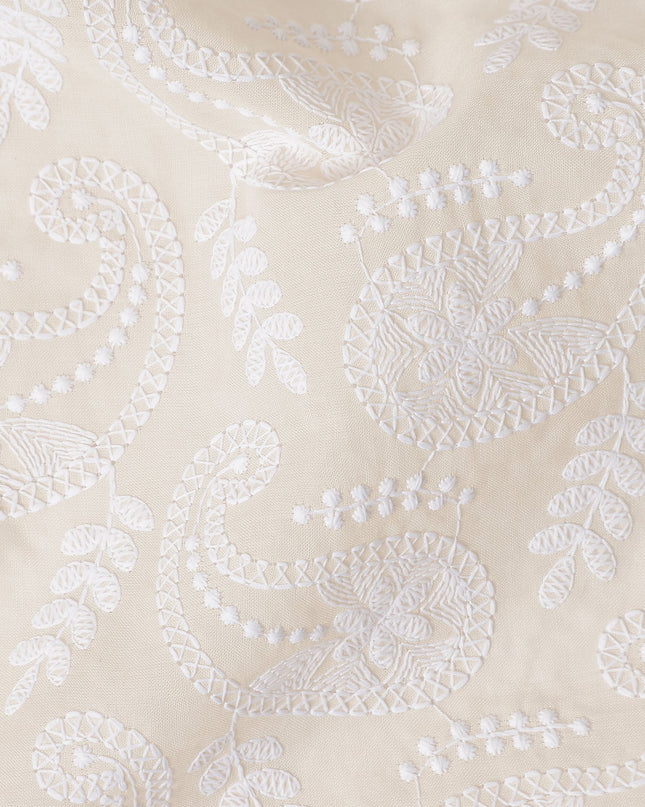 Sand Beige Cotton Voile Fabric 110cm | Regal Fabrics