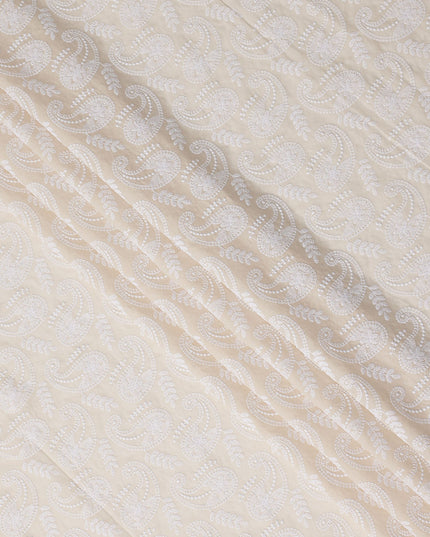 Sand Beige Cotton Voile Fabric 110cm | Regal Fabrics