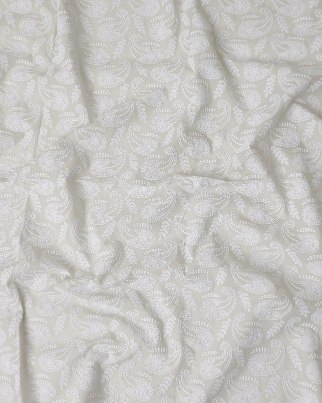 Pearl Grey Cotton Voile Fabric 110cm | Regal Fabrics