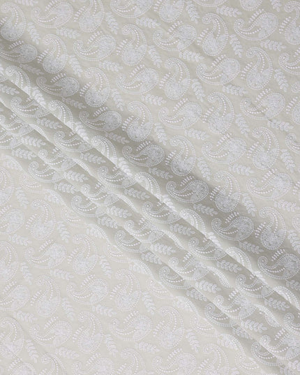 Pearl Grey Cotton Voile Fabric 110cm | Regal Fabrics