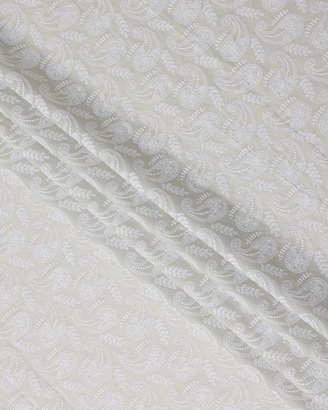 Pearl Grey Cotton Voile Fabric 110cm | Regal Fabrics