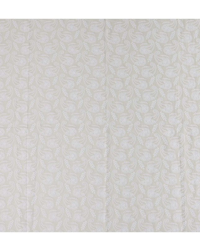 Pearl Grey Cotton Voile Fabric 110cm | Regal Fabrics
