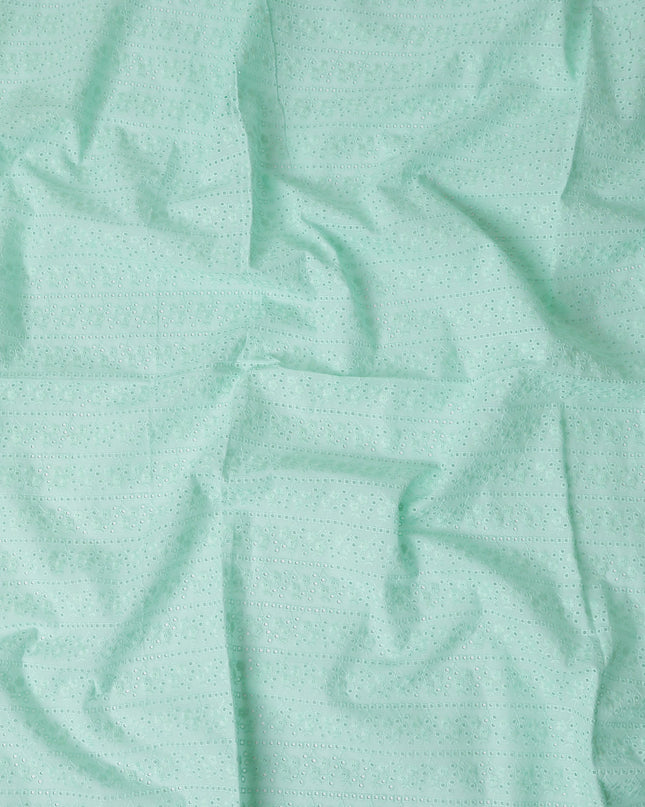 Seafoam Mint Cotton Voile Fabric 110cm | Regal Fabrics