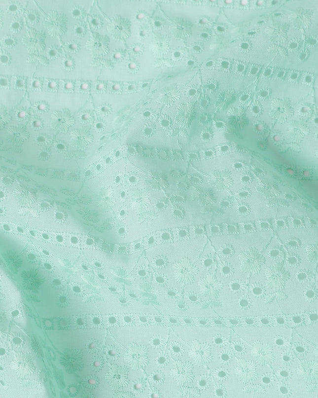 Seafoam Mint Cotton Voile Fabric 110cm | Regal Fabrics