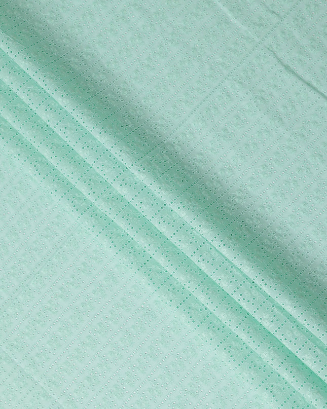 Seafoam Mint Cotton Voile Fabric 110cm | Regal Fabrics
