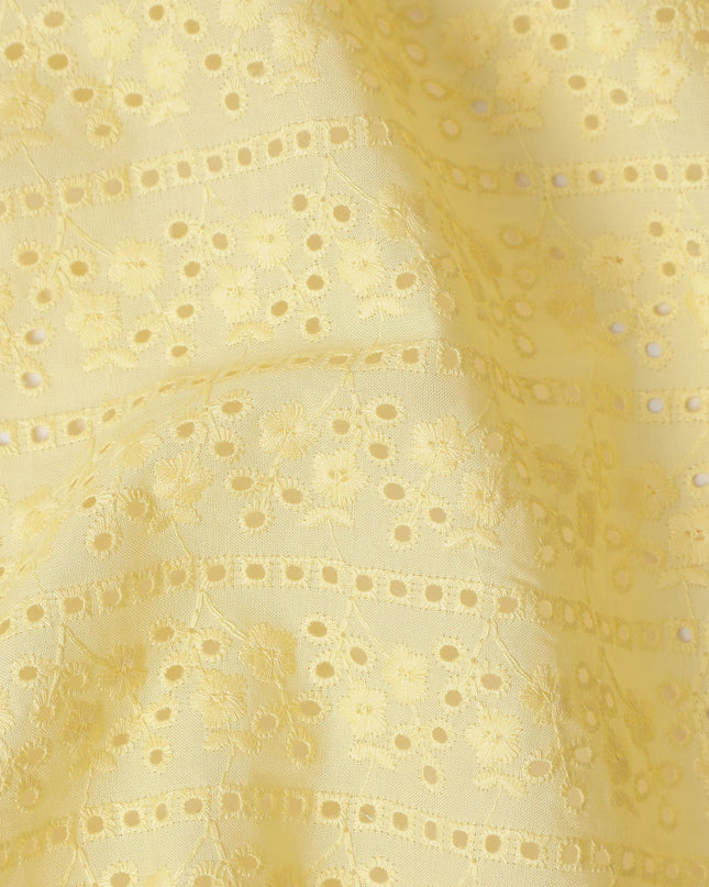 Golden Yellow Cotton Voile Fabric 110cm | Regal Fabrics