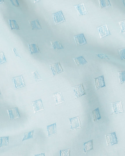 Aqua Mint Cotton Voile Fabric 110cm | Regal Fabrics