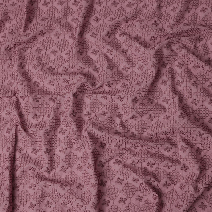 Wine Mauve Cotton Voile Fabric 110cm | Regal Fabrics