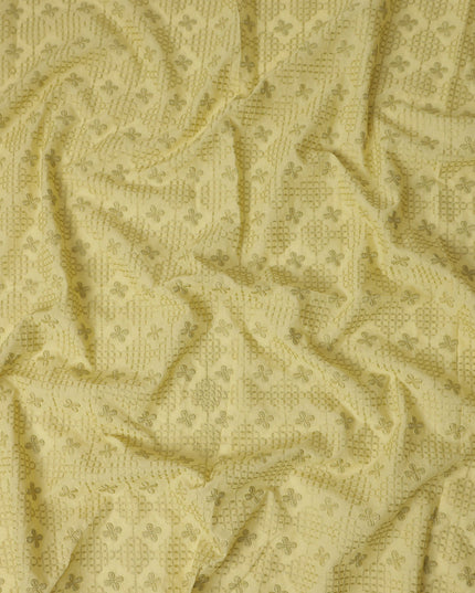 Chartreuse Yellow Cotton Voile Fabric 110cm | Regal Fabrics