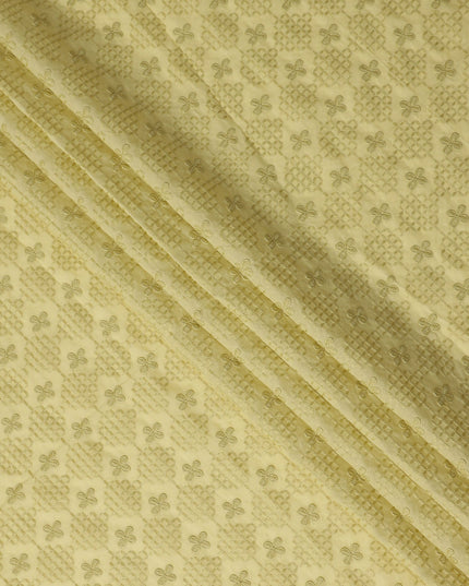 Chartreuse Yellow Cotton Voile Fabric 110cm | Regal Fabrics