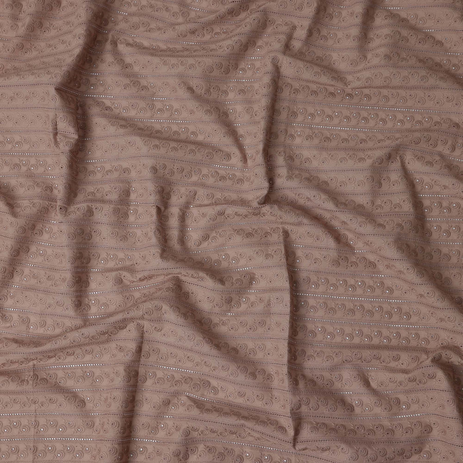 Mocha Taupe Cotton Voile Fabric 110cm | Regal Fabrics