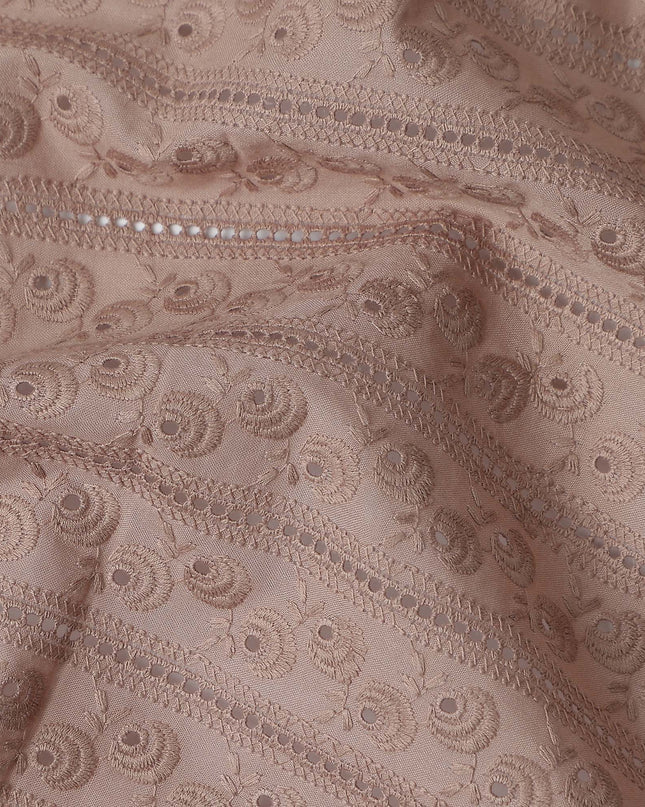 Mocha Taupe Cotton Voile Fabric 110cm | Regal Fabrics