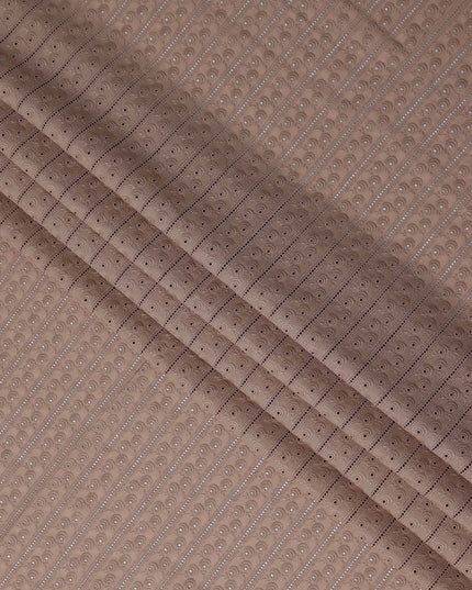 Mocha Taupe Cotton Voile Fabric 110cm | Regal Fabrics