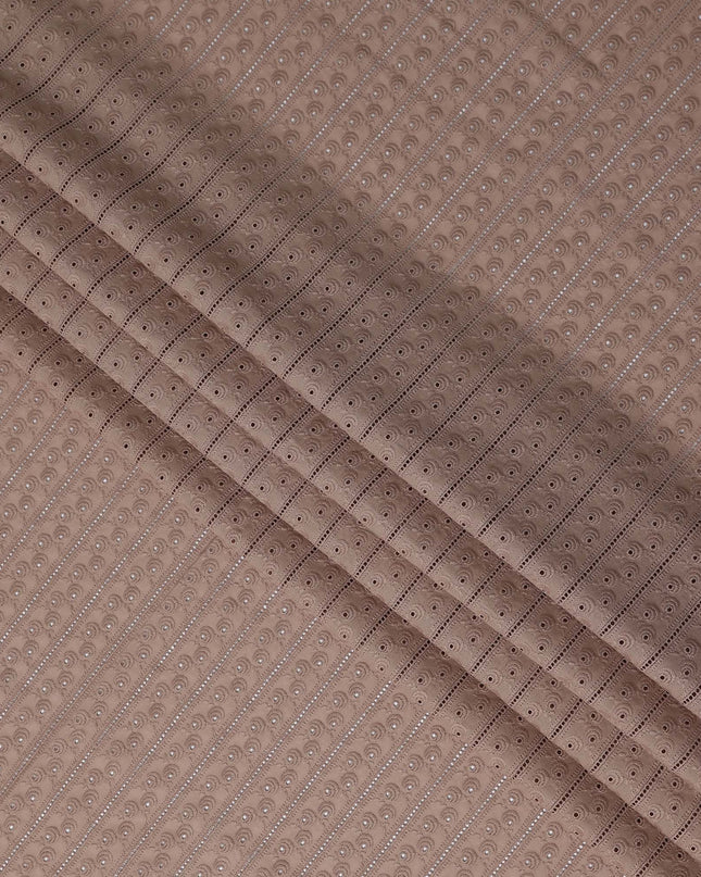 Mocha Taupe Cotton Voile Fabric 110cm | Regal Fabrics