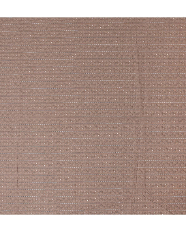 Mocha Taupe Cotton Voile Fabric 110cm | Regal Fabrics