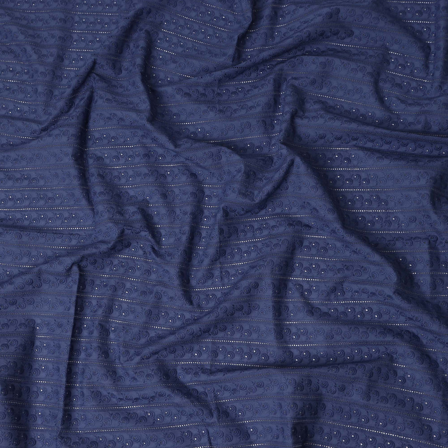 Navy Blue Cotton Voile Fabric 110cm | Regal Fabrics