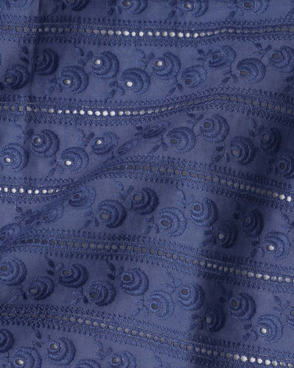 Navy Blue Cotton Voile Fabric 110cm | Regal Fabrics