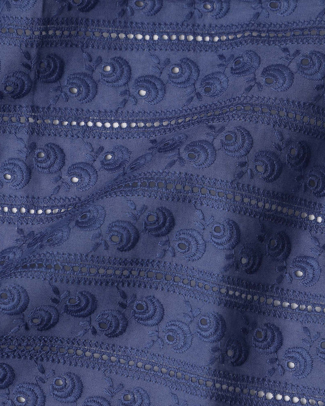 Navy Blue Cotton Voile Fabric 110cm | Regal Fabrics