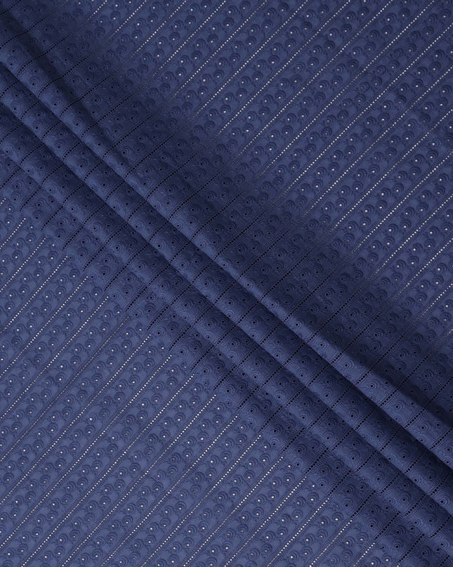 Navy Blue Cotton Voile Fabric 110cm | Regal Fabrics