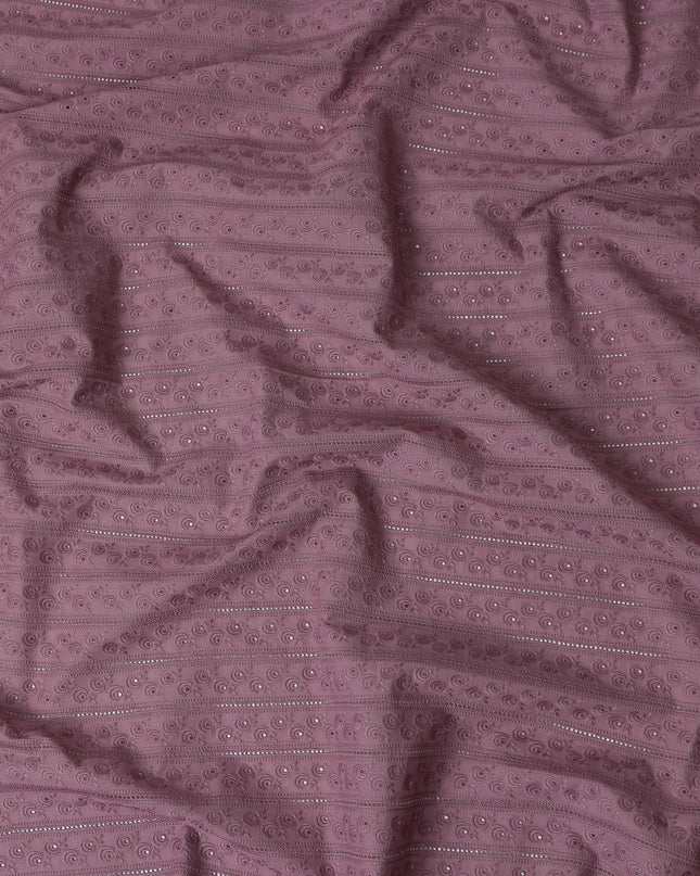 Plum Mauve Cotton Voile Fabric 110cm | Regal Fabrics
