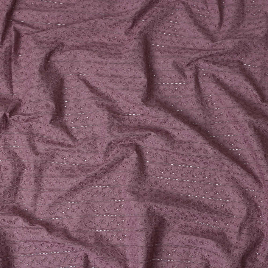 Plum Mauve Cotton Voile Fabric 110cm | Regal Fabrics