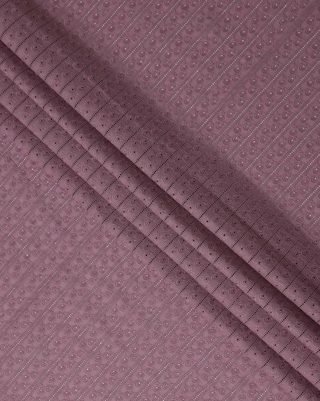 Plum Mauve Cotton Voile Fabric 110cm | Regal Fabrics