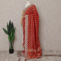 Red Viscose Saree 110cm | Regal
