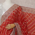 Red Viscose Saree 110cm | Regal