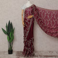 Red Tissue Saree 110cm | Regal