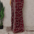 Red Tissue Saree 110cm | Regal
