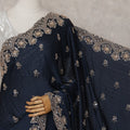 Blue Georgette Saree 110cm | Regal