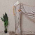 Grey Georgette Saree 110cm | Regal