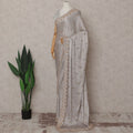 Grey Georgette Saree 110cm | Regal