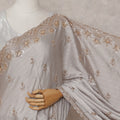 Grey Georgette Saree 110cm | Regal