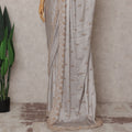Grey Georgette Saree 110cm | Regal